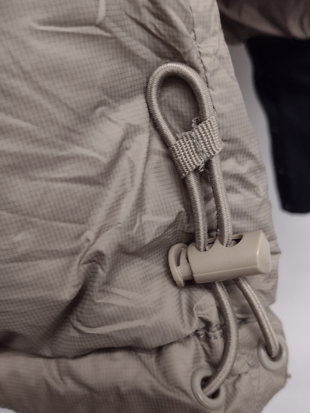 Oak & Fort Taupe Oversized Down Fill Puffer Studio 01 (XS) 700 Fill High Collar - Picture 14 of 15